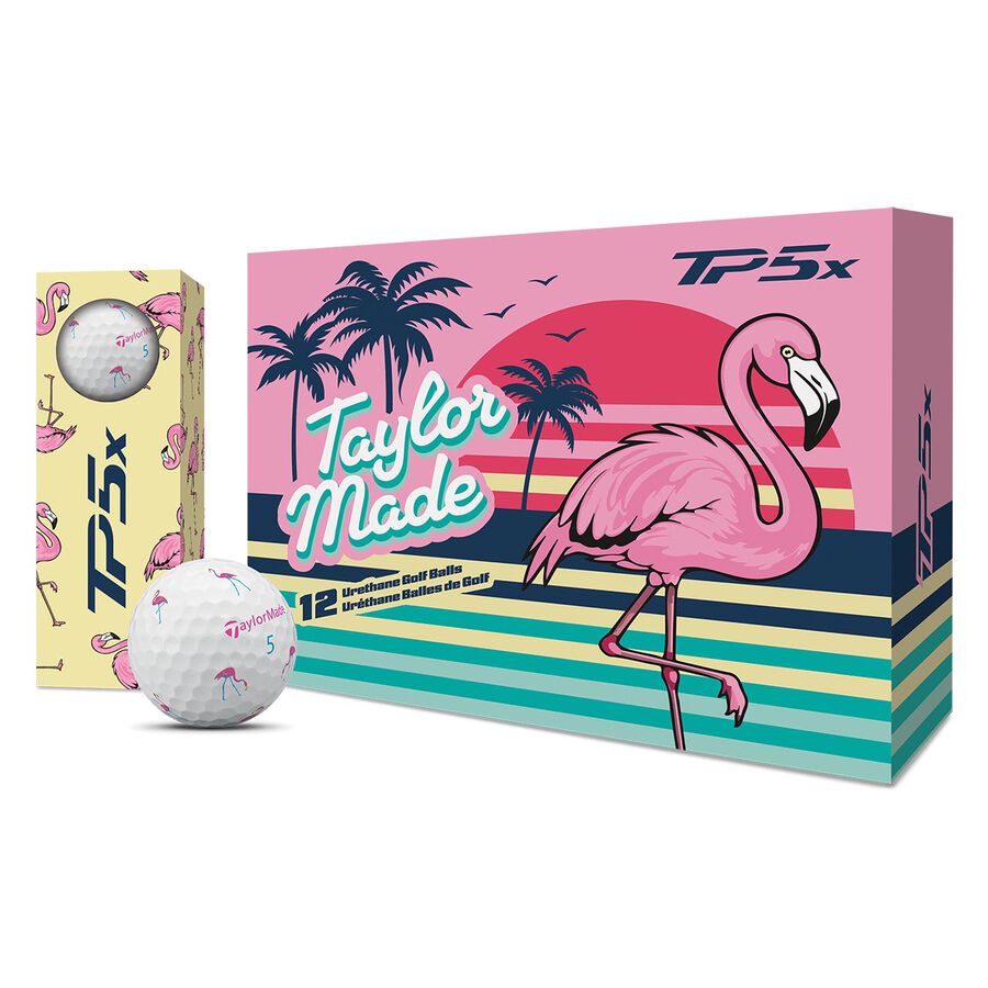 TP5x pix Flamingo Golf Balls